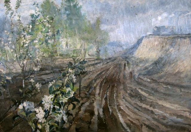 Пименов И.Ю. Яблони в дождь. 1942 Пименов И.Ю. Яблони в дождь. 1942